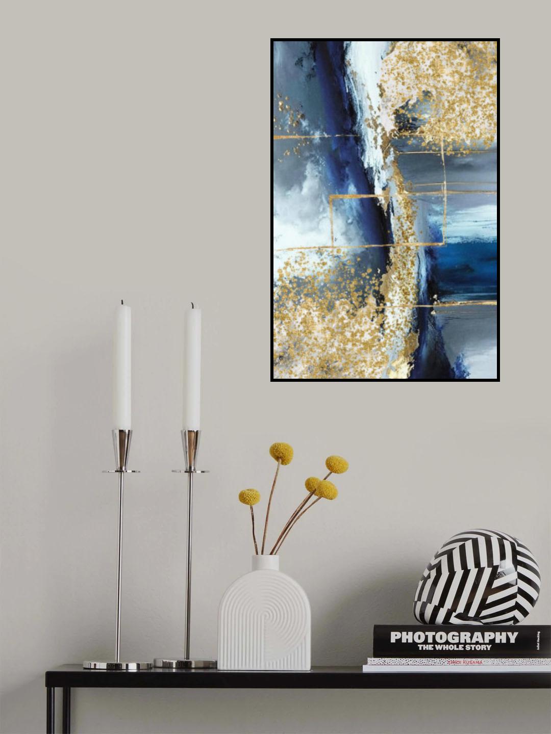 Blue Marble Poster och Canvastavla