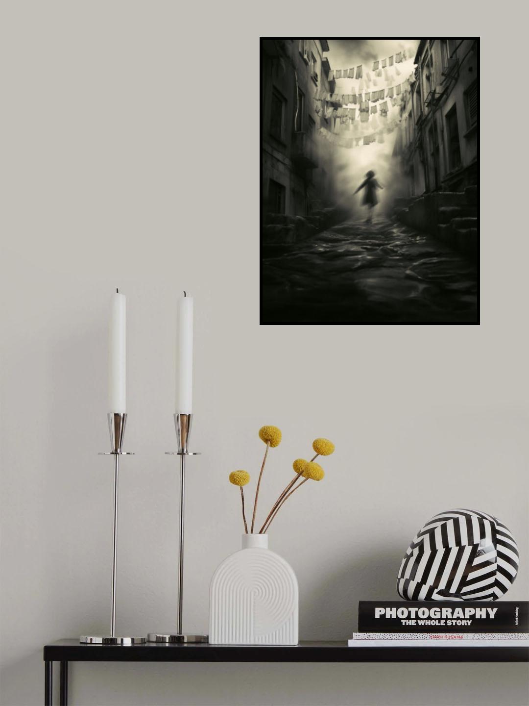 Street Girl Poster och Canvastavla