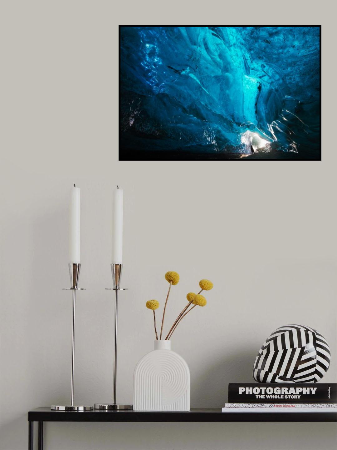Underneath the glacier Poster och Canvastavla