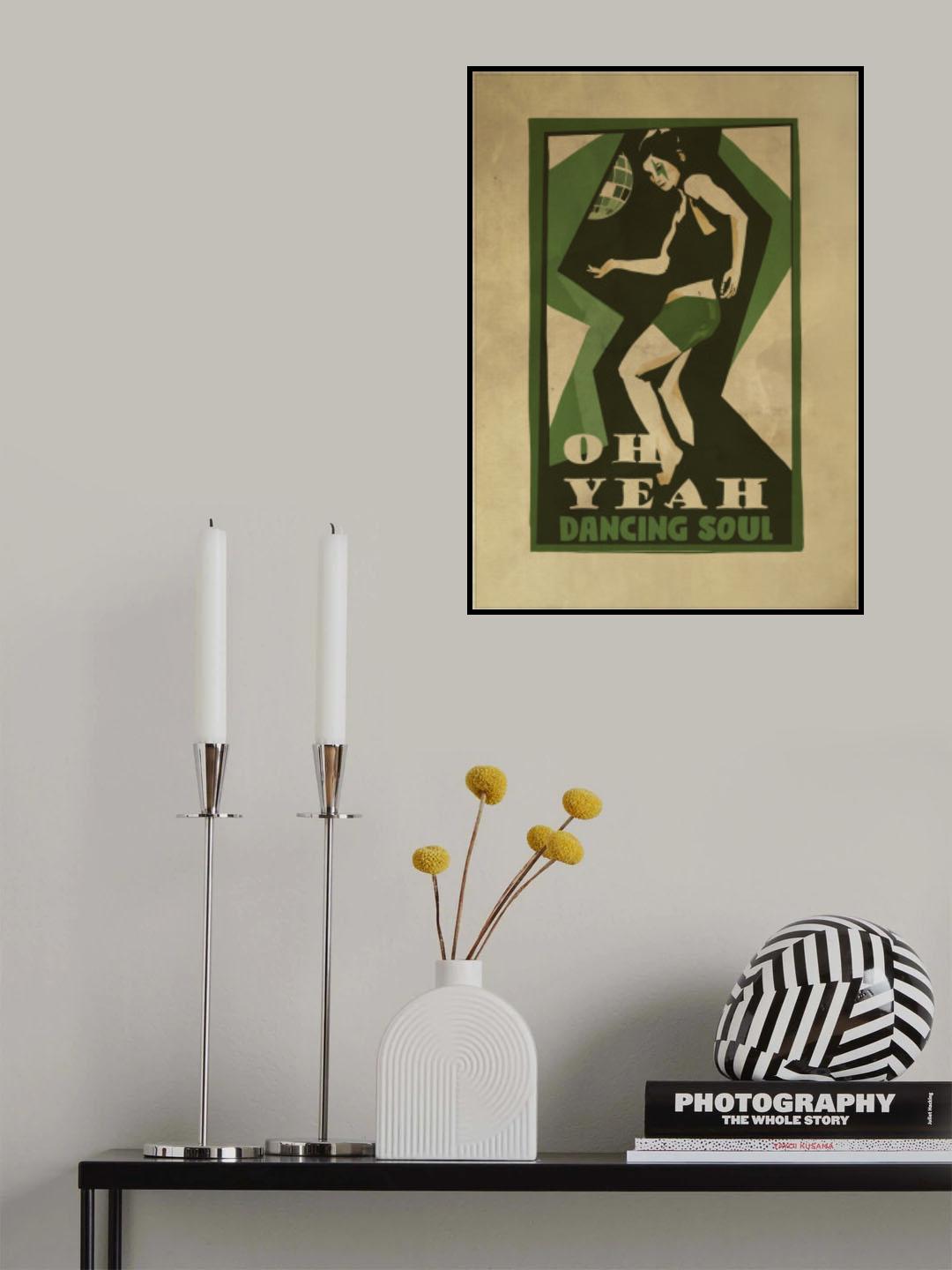 Dancing Soul print Poster och Canvastavla