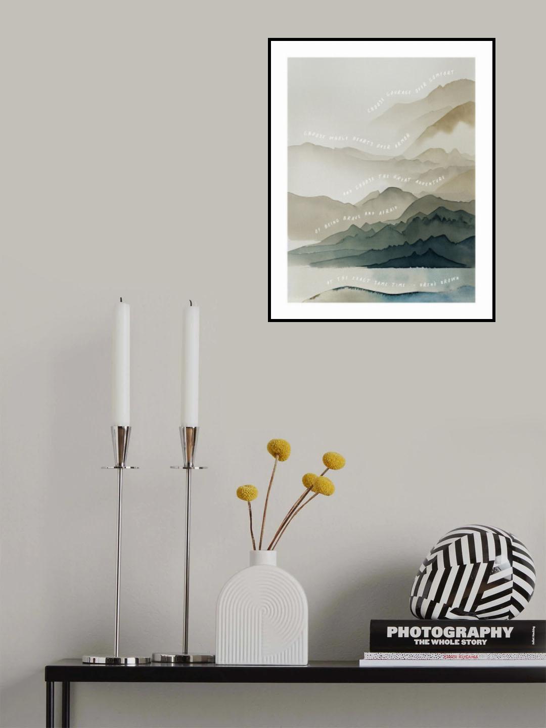 Courage Poster och Canvastavla