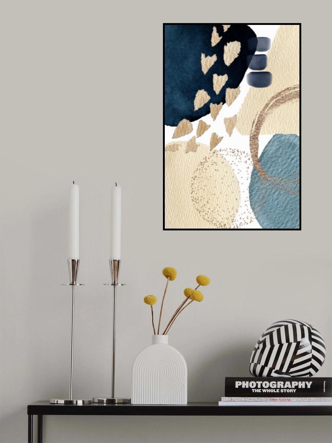 Blue Beauty-2 Poster och Canvastavla