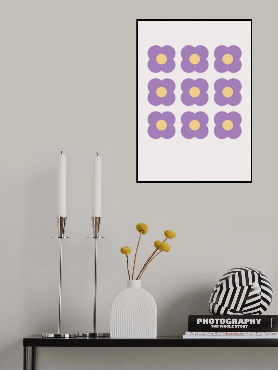 Flower Pattern 3 Poster och Canvastavla