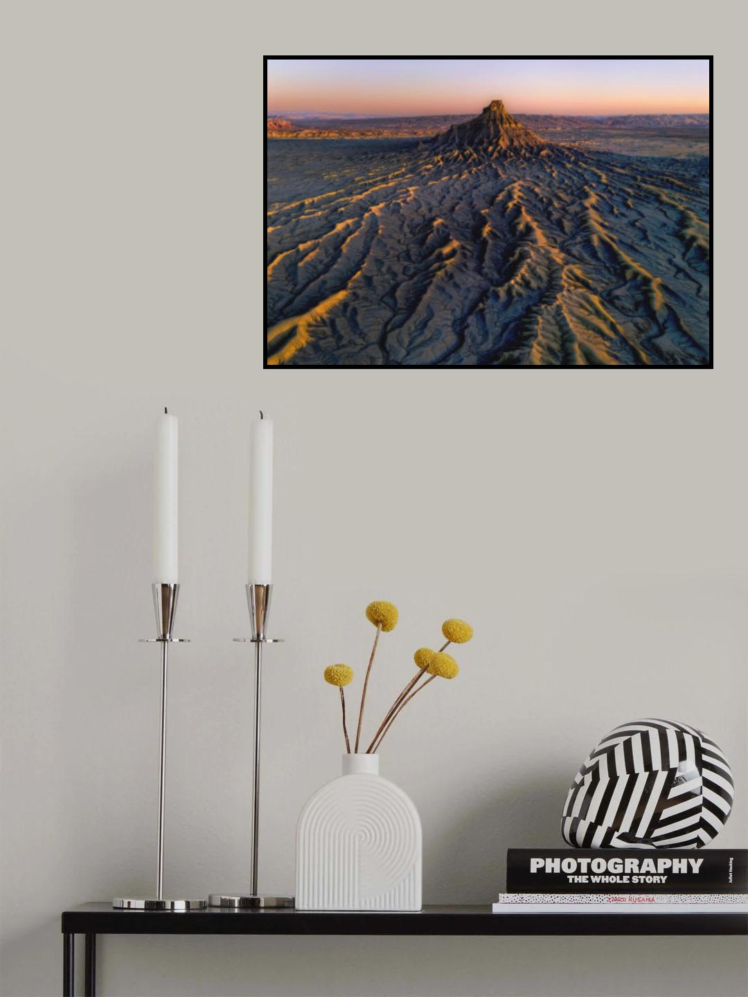 Factory Butte in sunrise Poster och Canvastavla