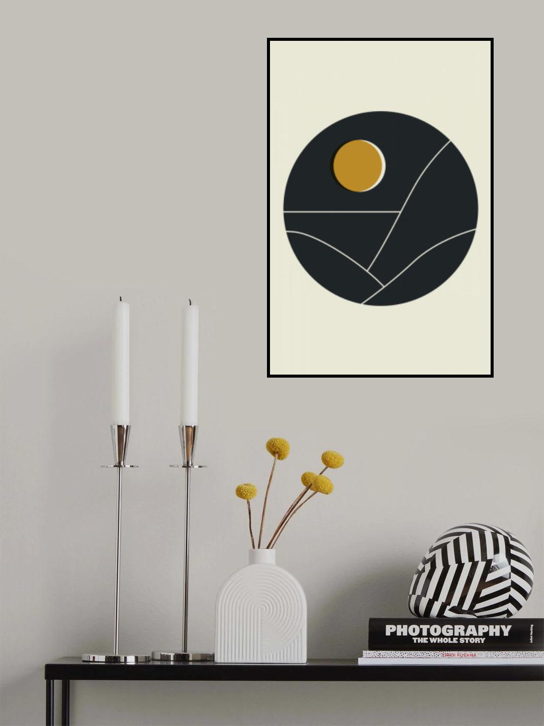 Minimal Mountains Series #2 Poster och Canvastavla