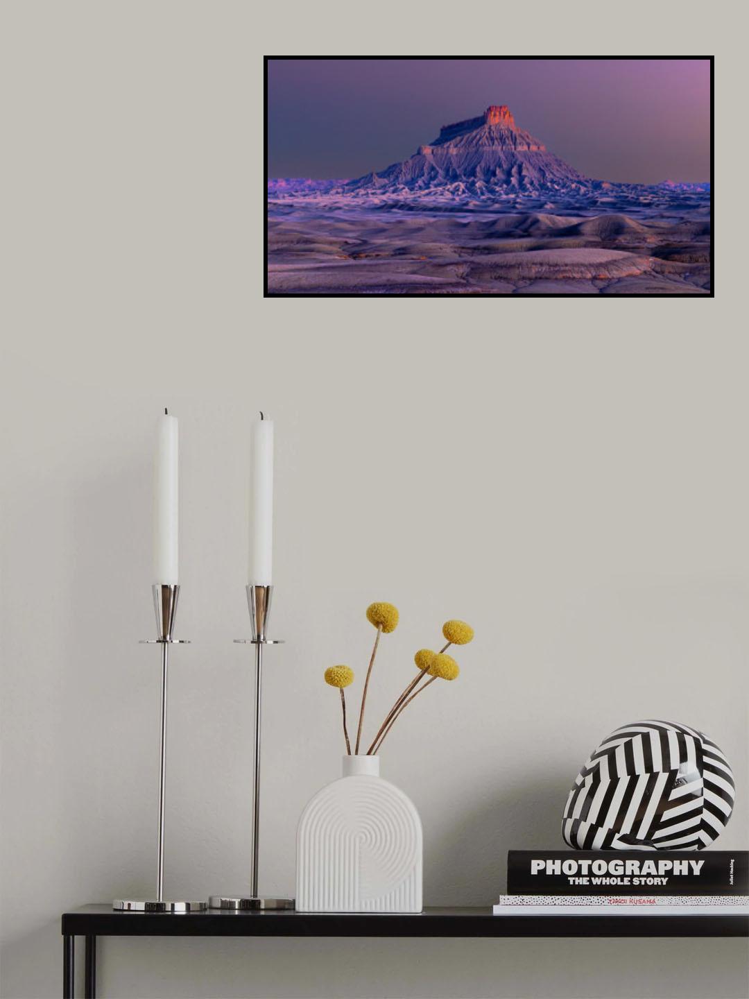 Factory Butte Poster och Canvastavla