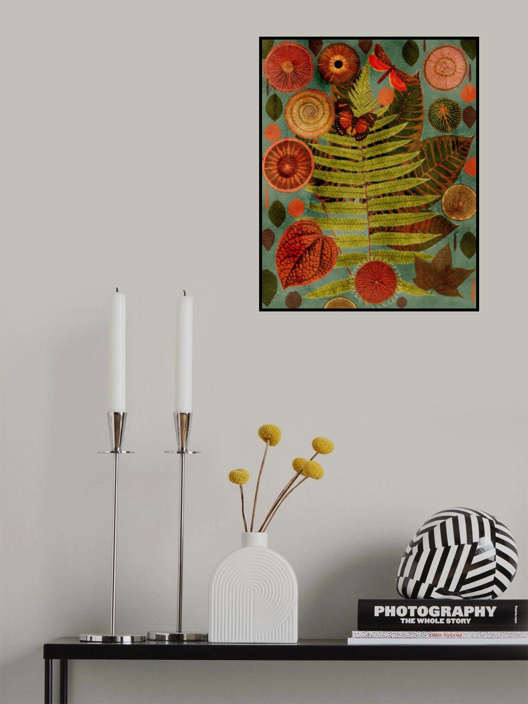 Terracotta Blues Variation Poster och Canvastavla