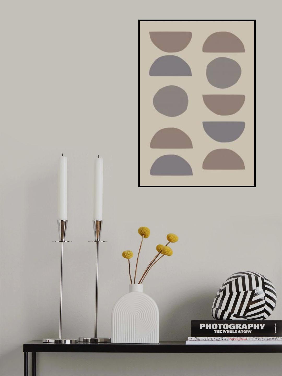 Organic Shapes 02 Poster och Canvastavla