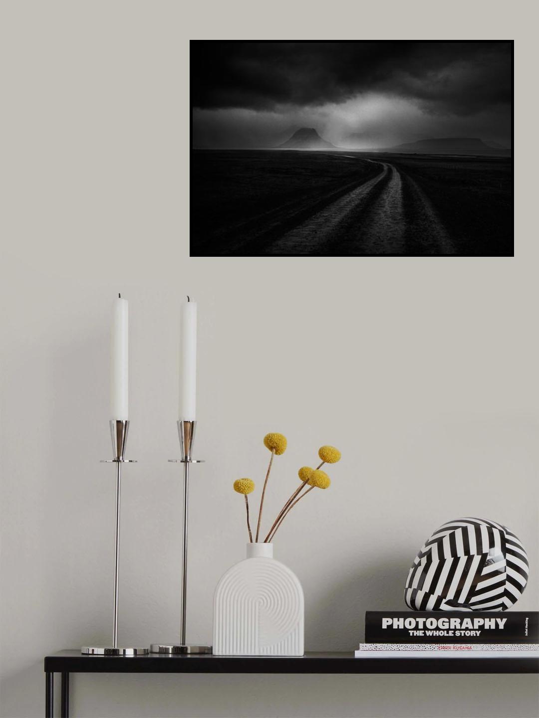 Road to the stormy land Poster och Canvastavla