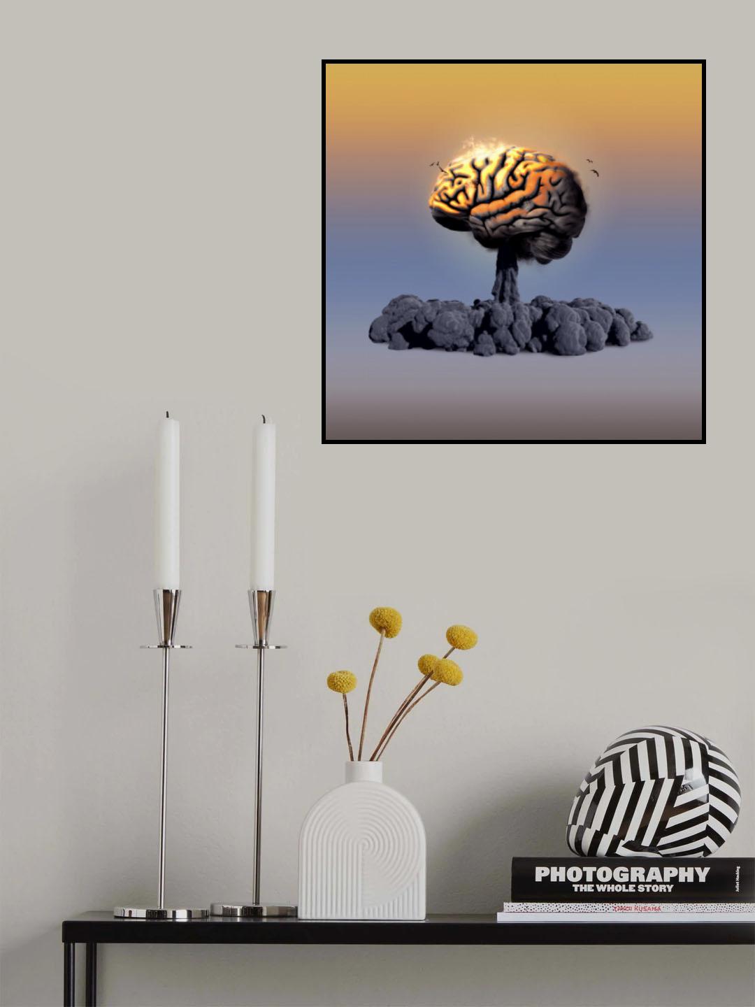 Brain Explosion Poster och Canvastavla