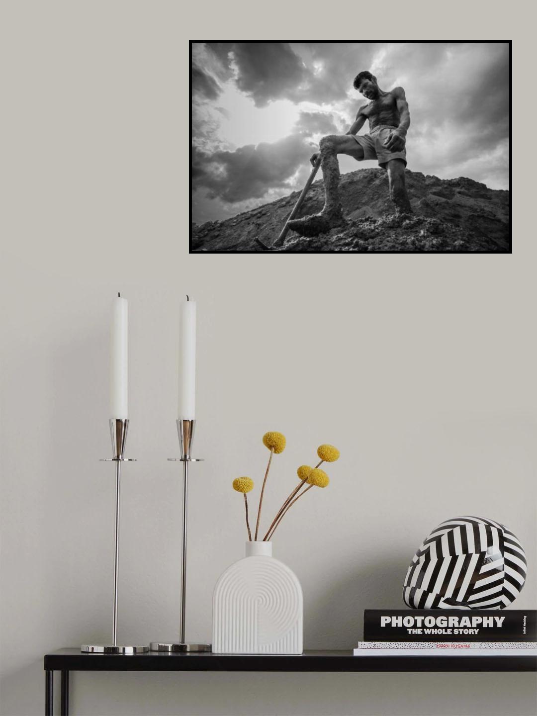 Worker Poster och Canvastavla