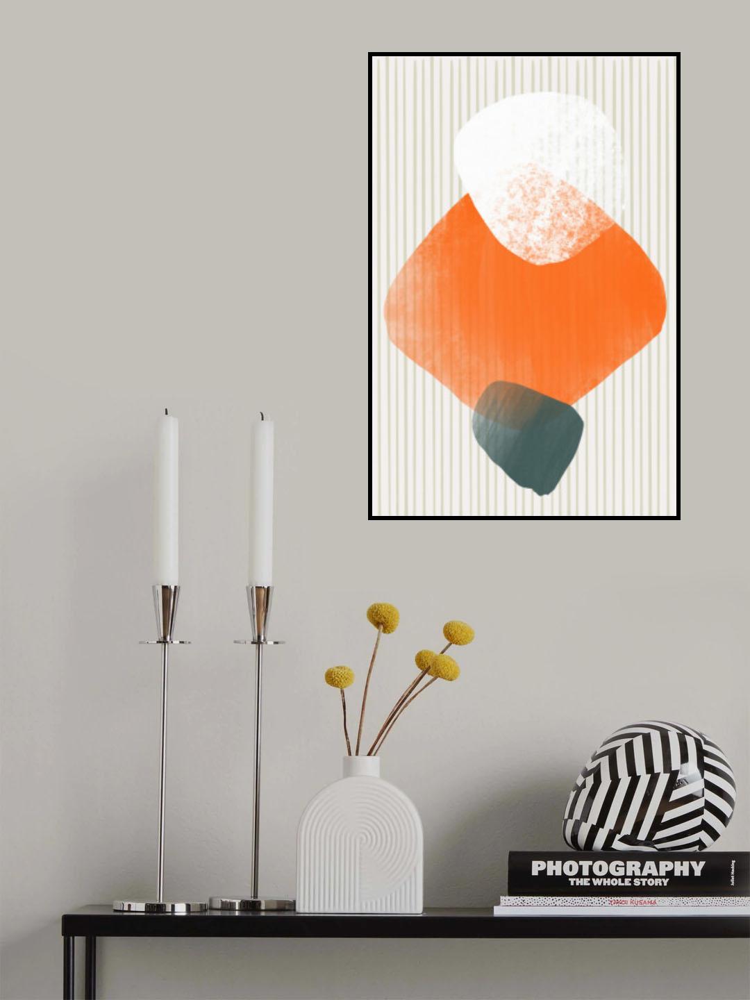 Watercolor Abstract #3 Poster och Canvastavla