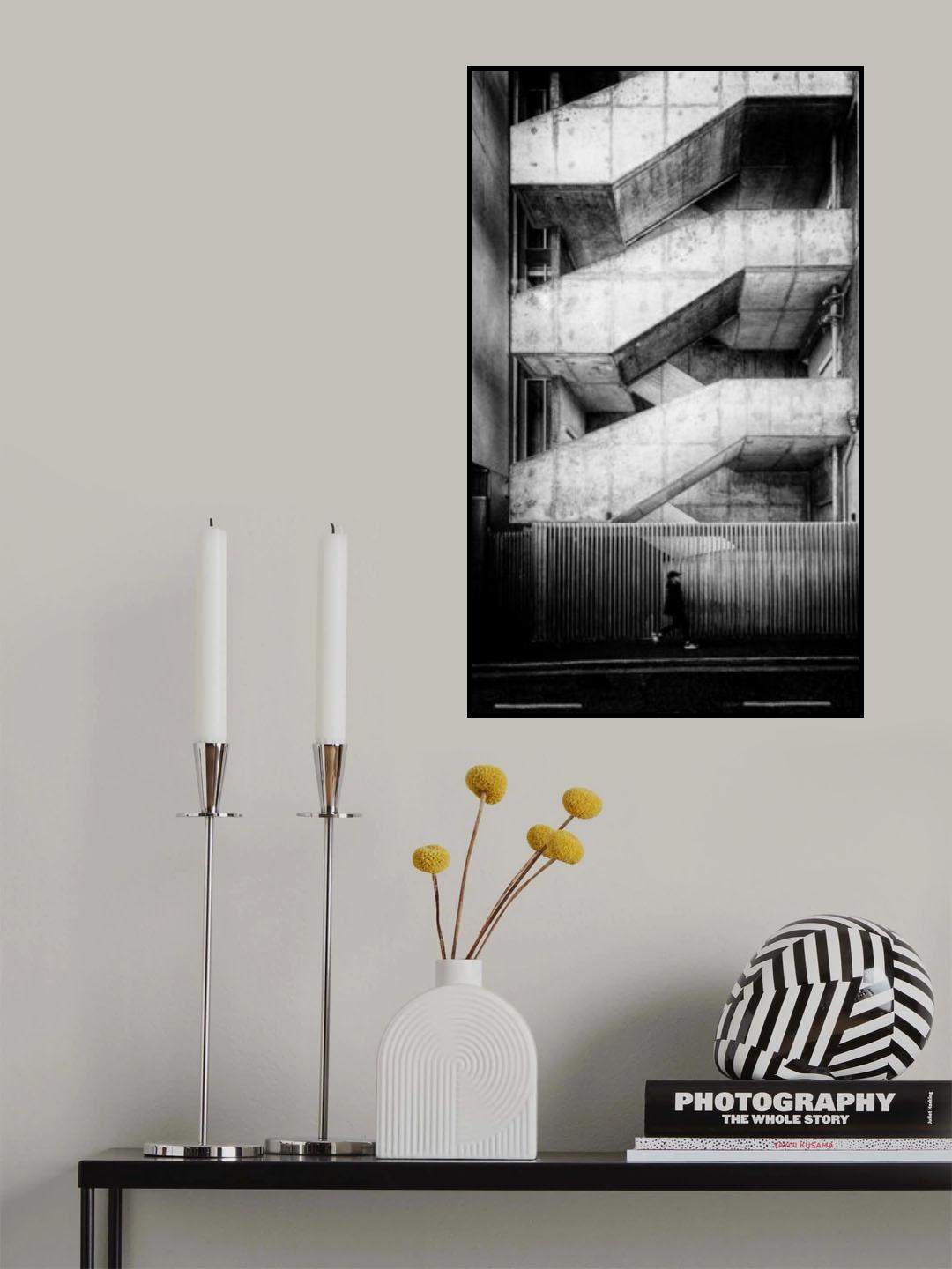 Night Walk Poster och Canvastavla