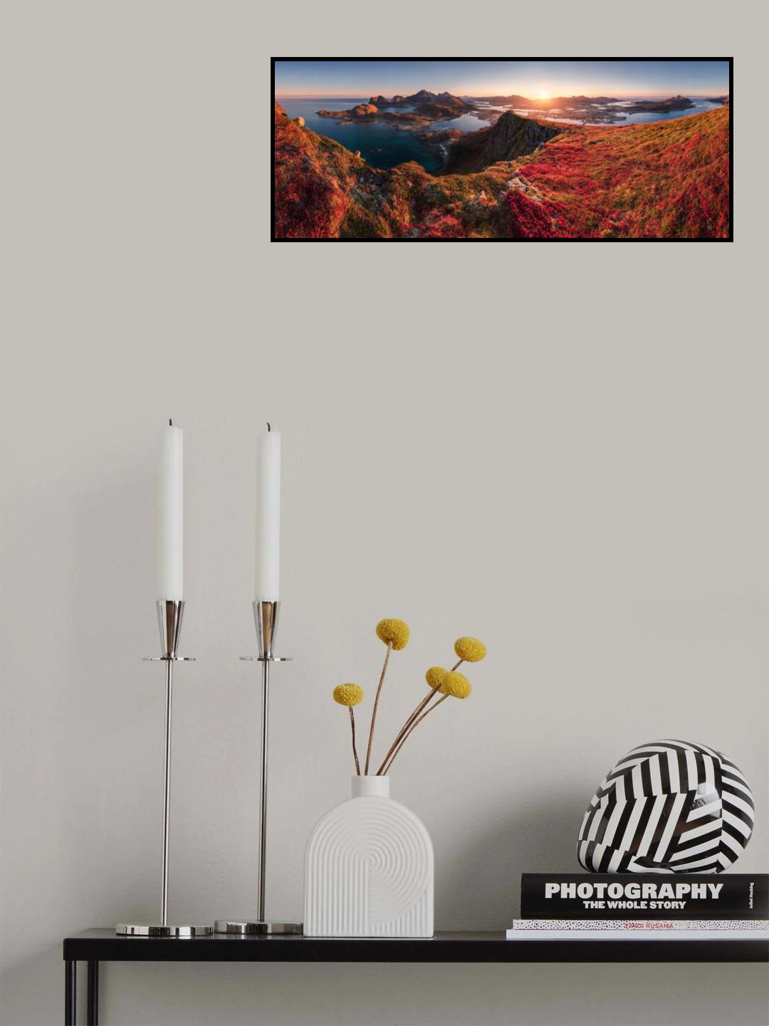 Norwegian Carpet Poster och Canvastavla