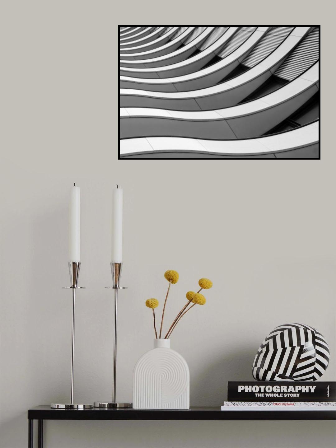 City waves Poster och Canvastavla