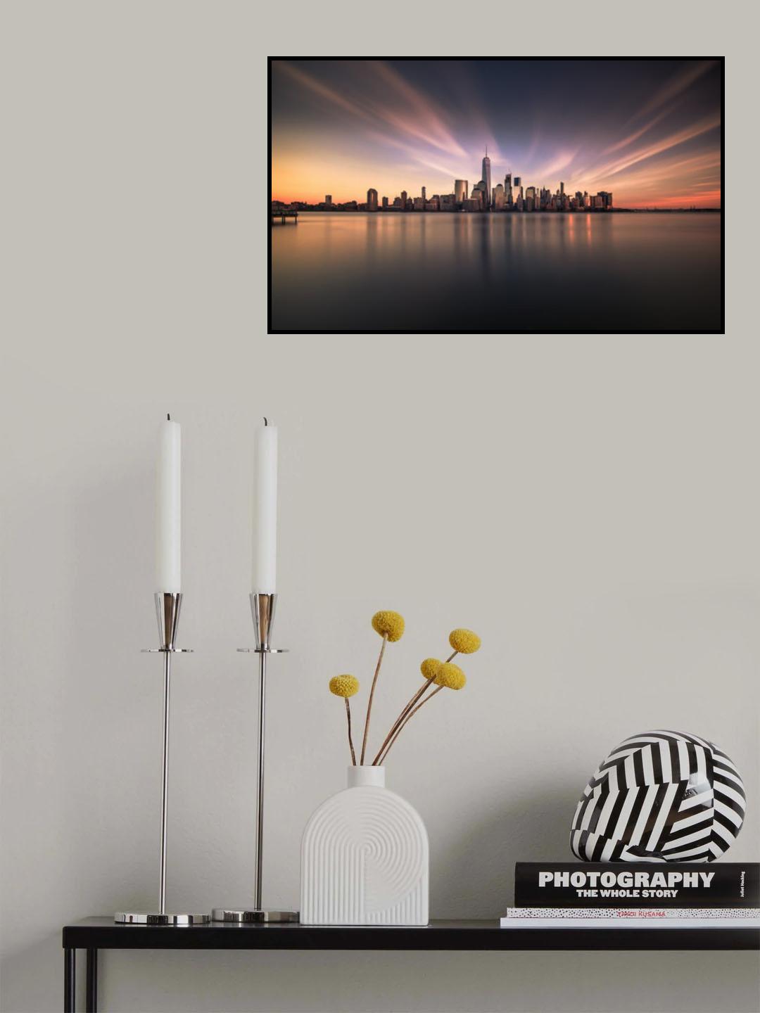 A "floating" city Poster och Canvastavla