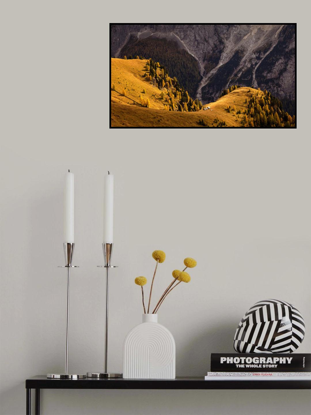 autumn in the Dolomites Poster och Canvastavla
