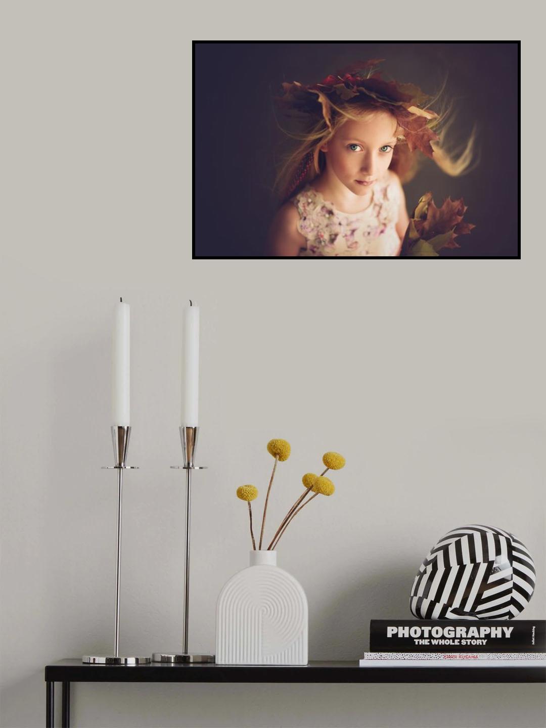 Autumn portrait Poster och Canvastavla
