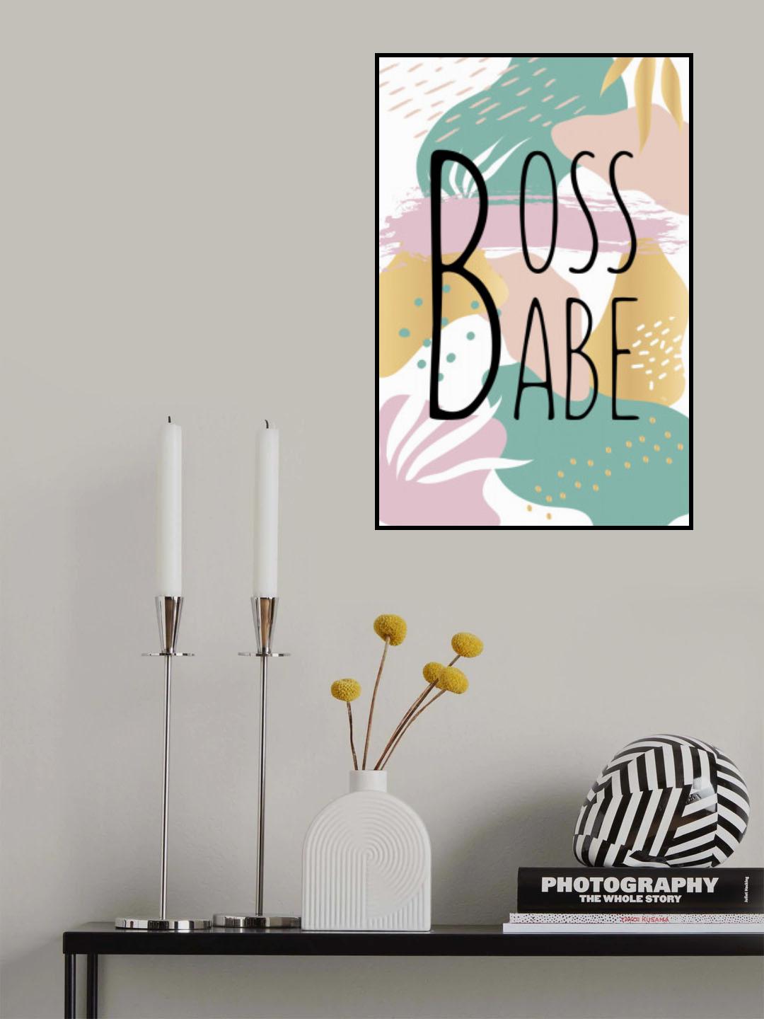 Boss Babe Poster och Canvastavla