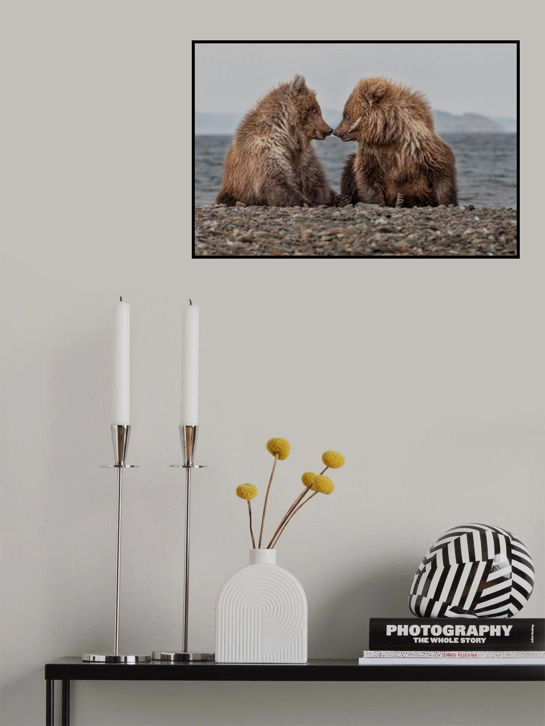 Sharing a feather Poster och Canvastavla