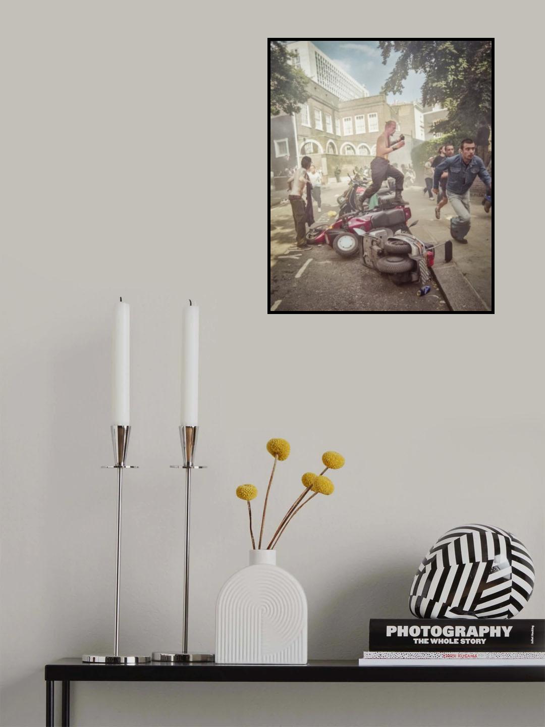 London Riot 1999 Poster och Canvastavla