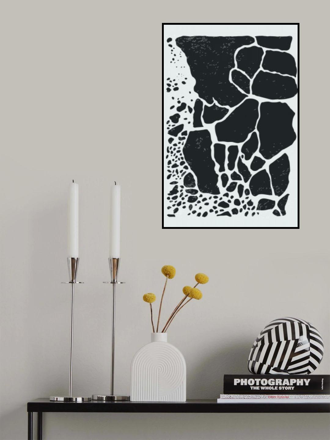 Black Abstract Collection #1 Poster och Canvastavla