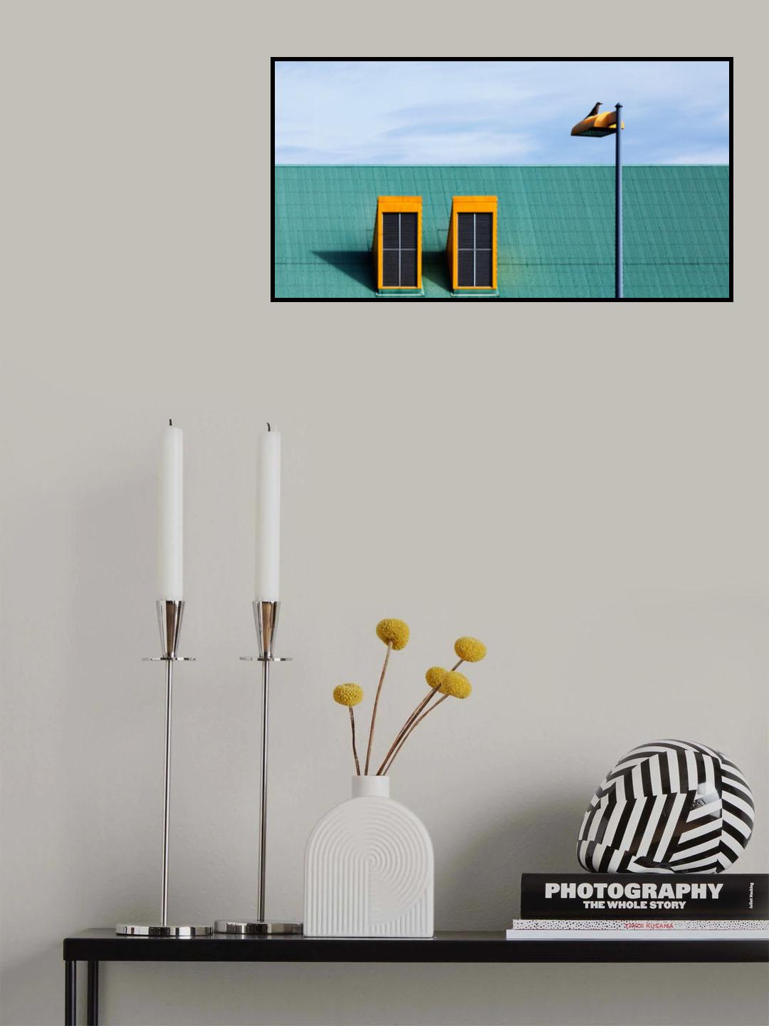 The yellow lamp Poster och Canvastavla