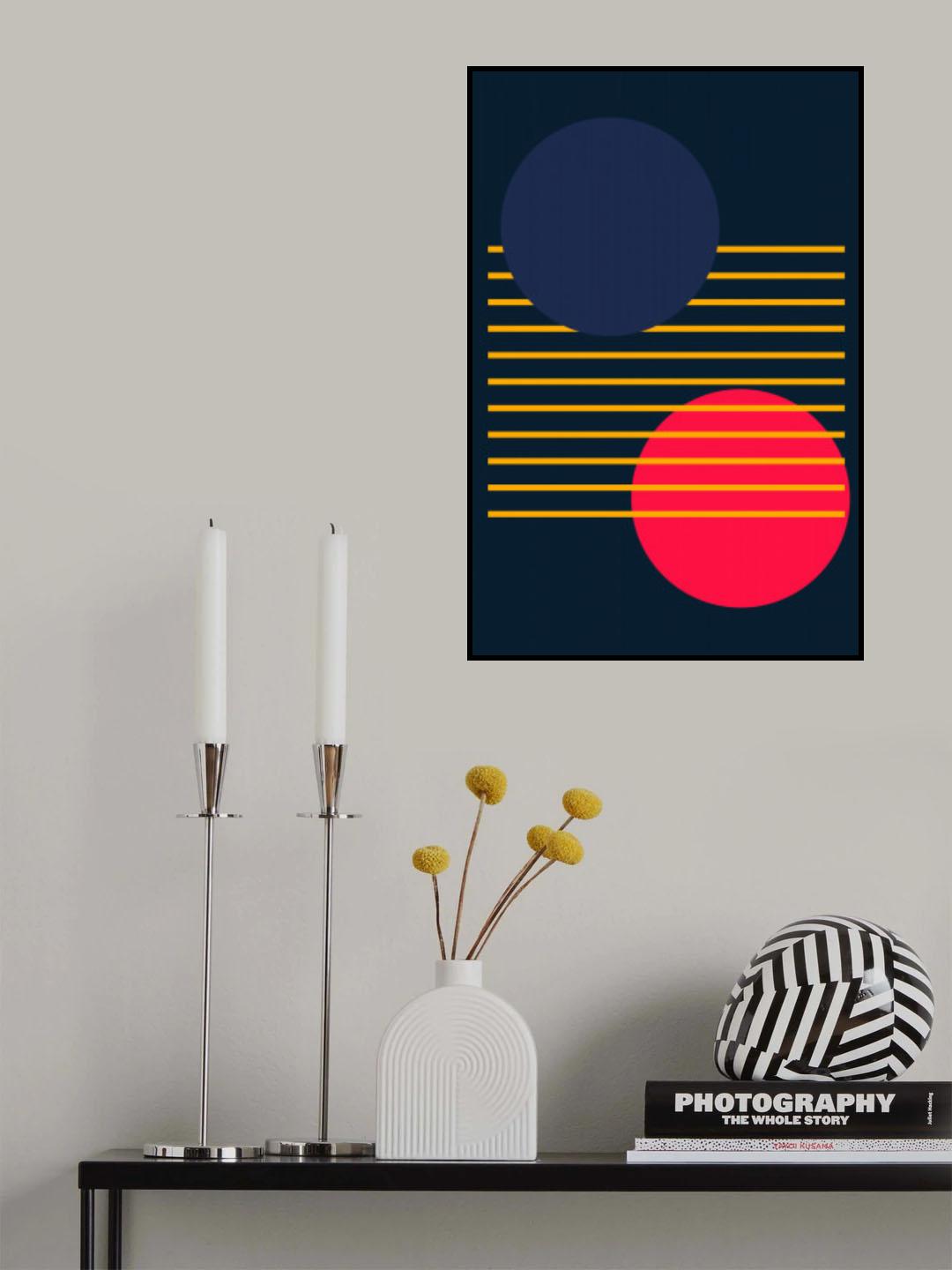 Vibrant Geometric Shapes #1 Poster och Canvastavla