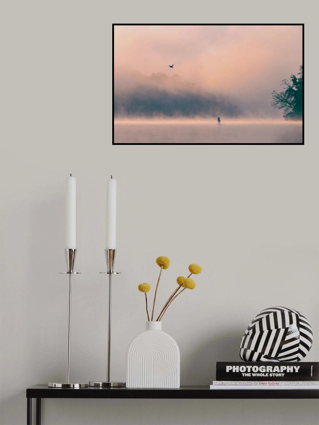 Morning Mist Poster och Canvastavla