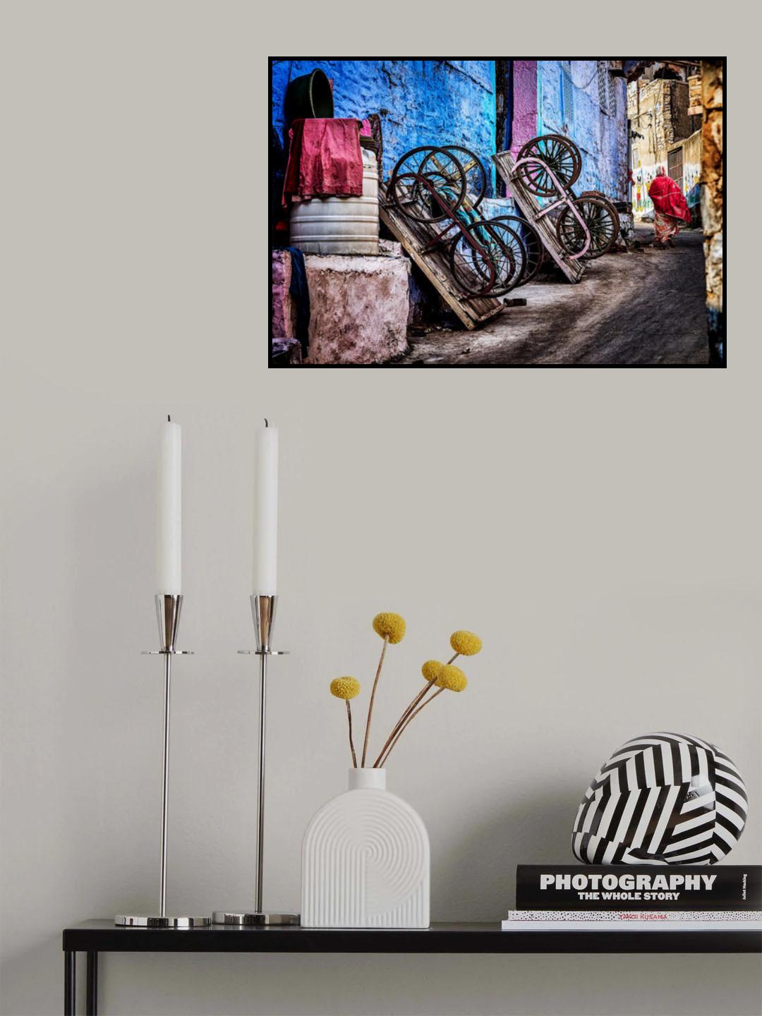 blue city Poster och Canvastavla