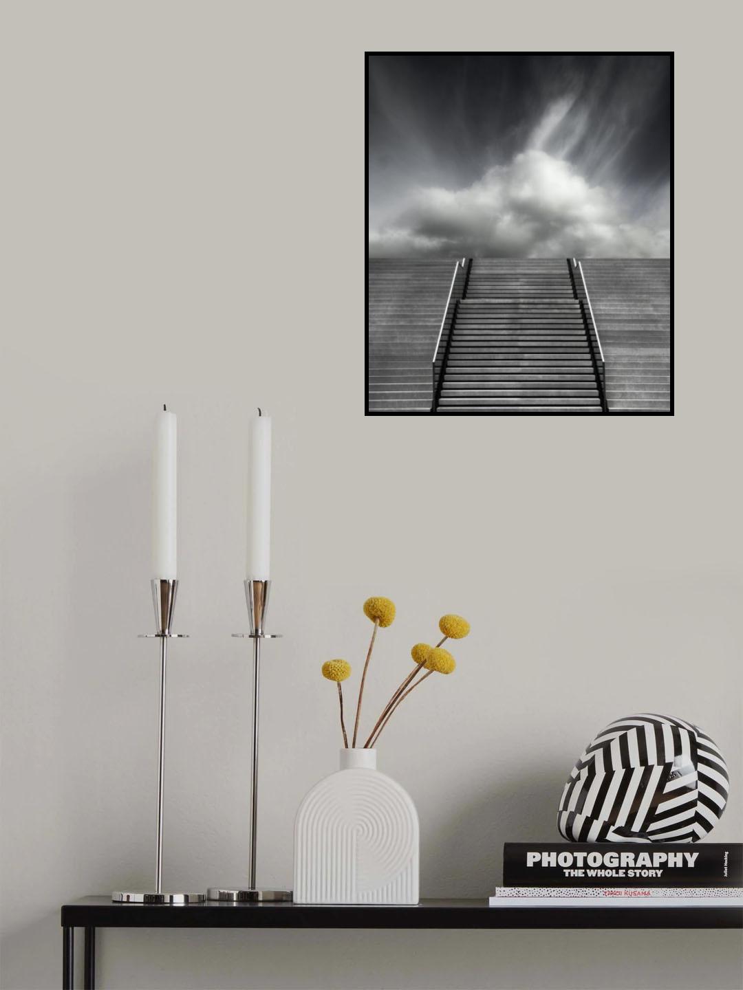 Stair Poster och Canvastavla