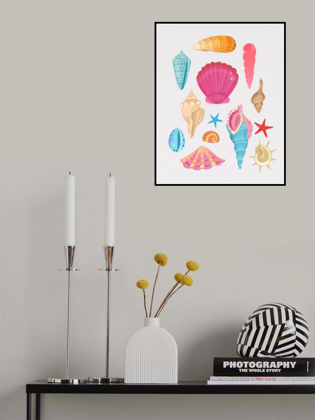 Seashells Poster och Canvastavla
