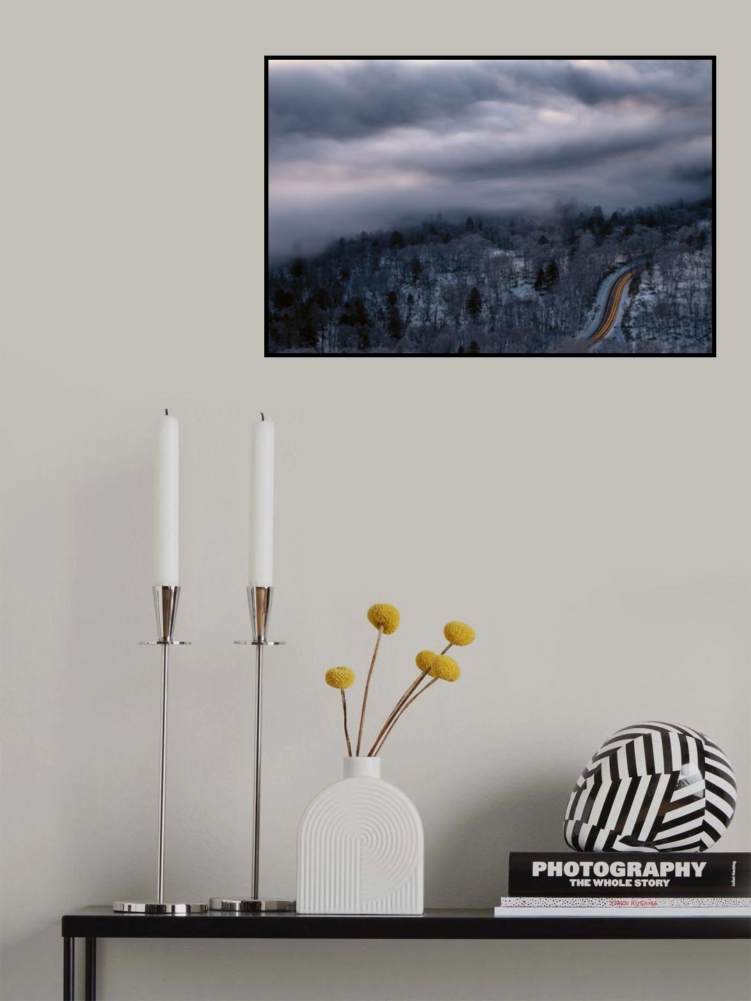 Attacking clouds. Poster och Canvastavla