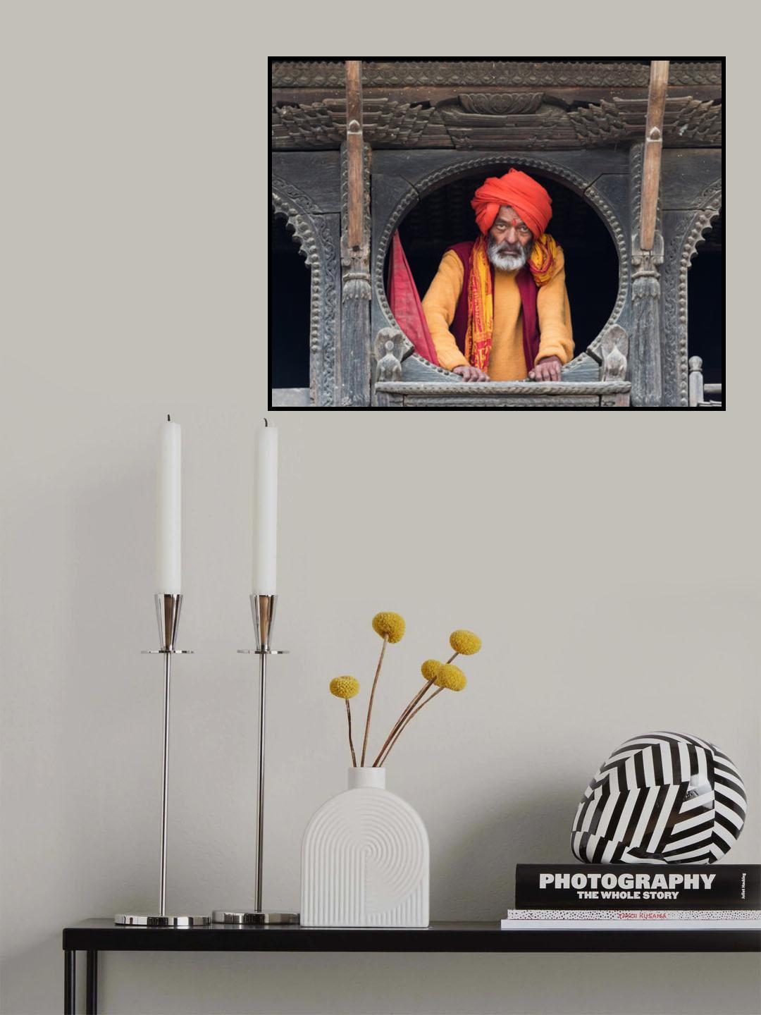 Wooden window Poster och Canvastavla