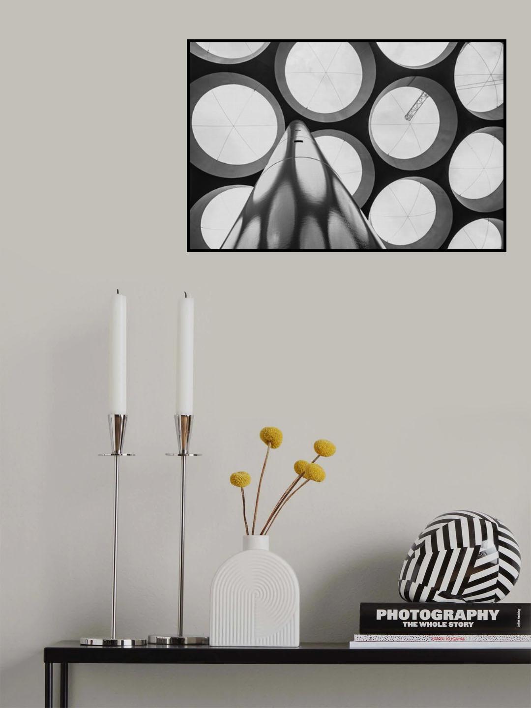 round window roof Poster och Canvastavla