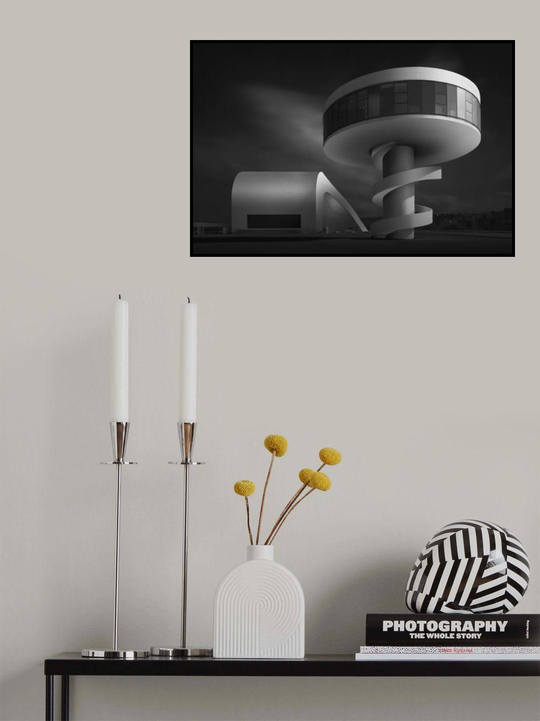 Curved Universe II - Time Machine Poster och Canvastavla