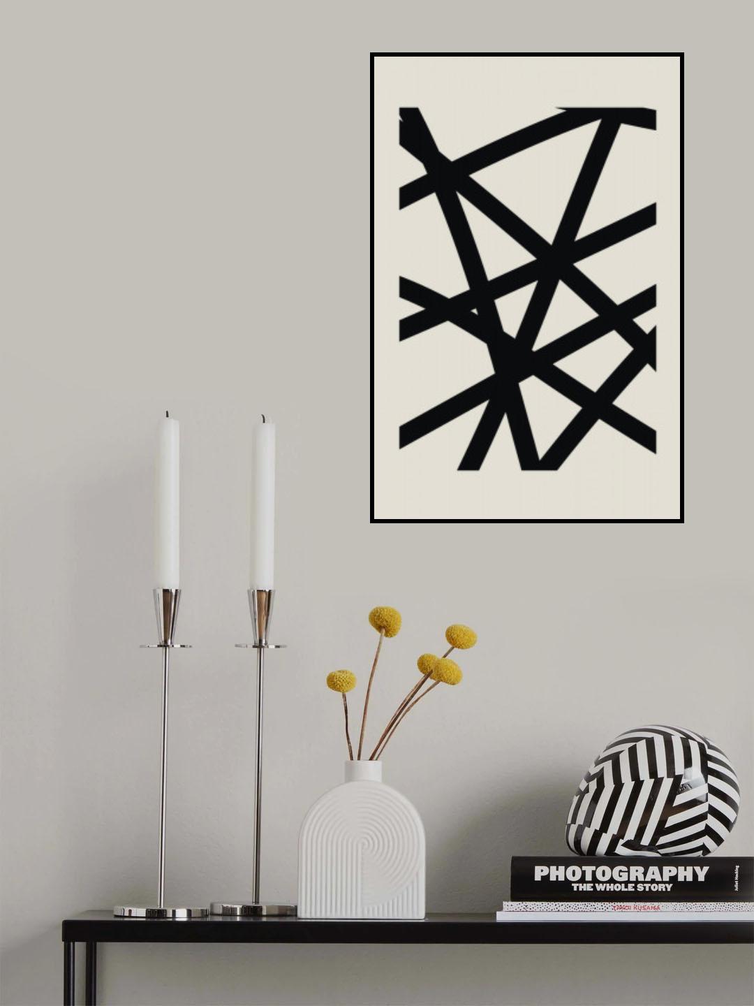 Minimal Black Expression #2 Poster och Canvastavla
