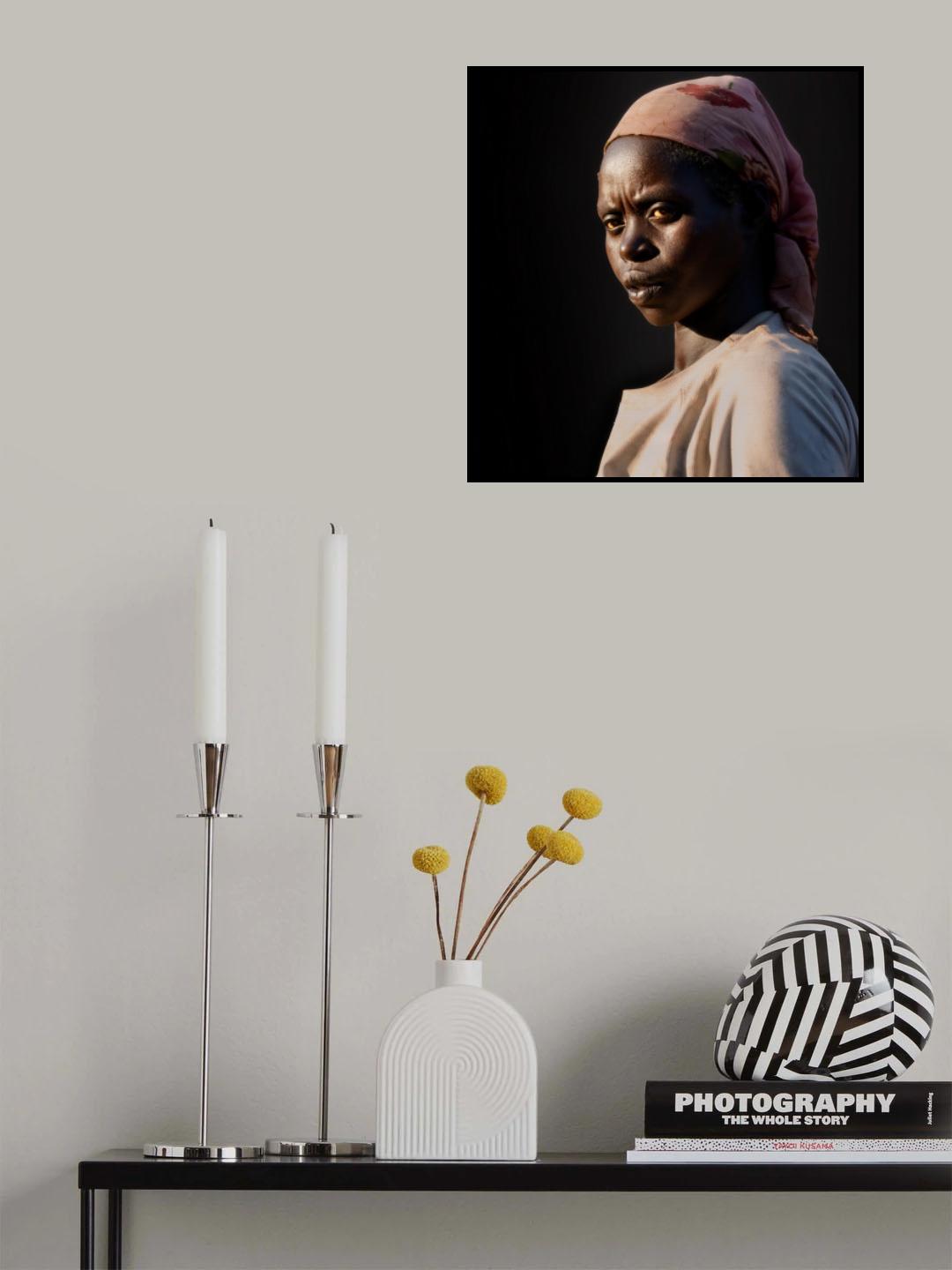 A woman from Konso Tribe Poster och Canvastavla