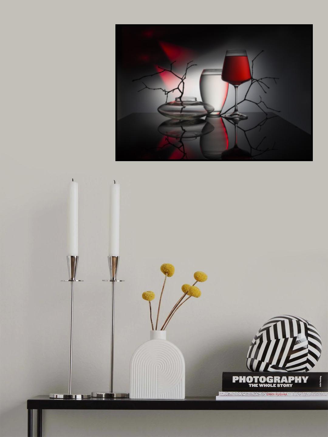 From the series "Experiments with glass" Poster och Canvastavla