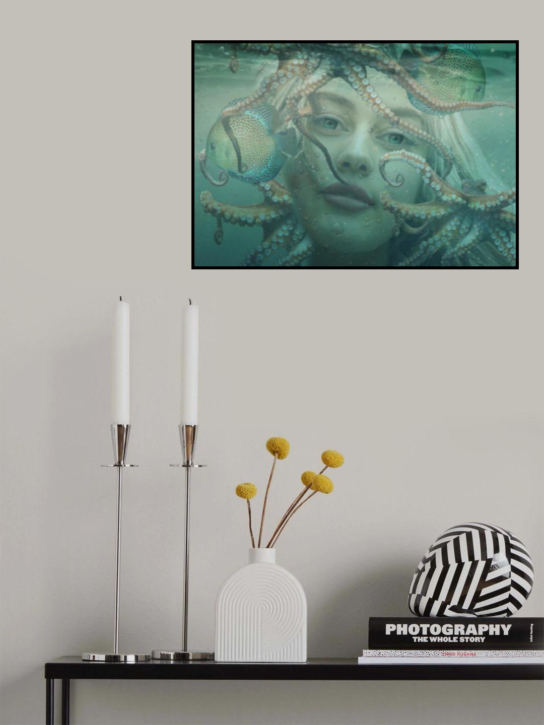 Dziewczyna z kalmarami Poster och Canvastavla