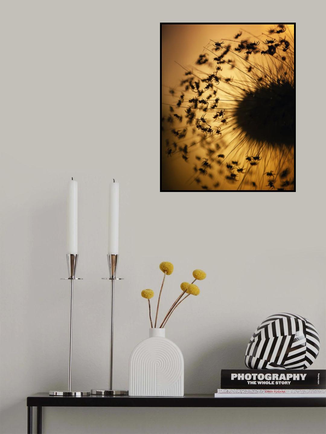 Silhouette of The Baby Spiders Poster och Canvastavla