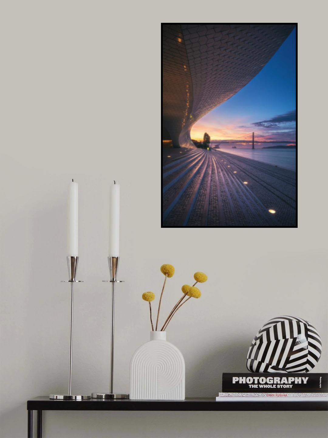 Lisbon - Art Museum Sunrise Poster och Canvastavla