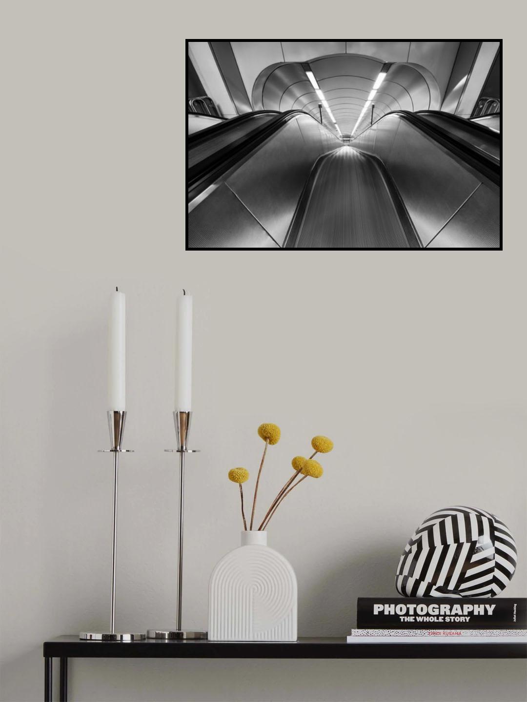 escalator Poster och Canvastavla