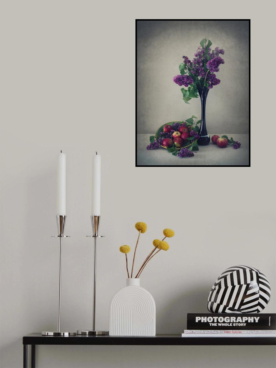 Still life with lilac Poster och Canvastavla