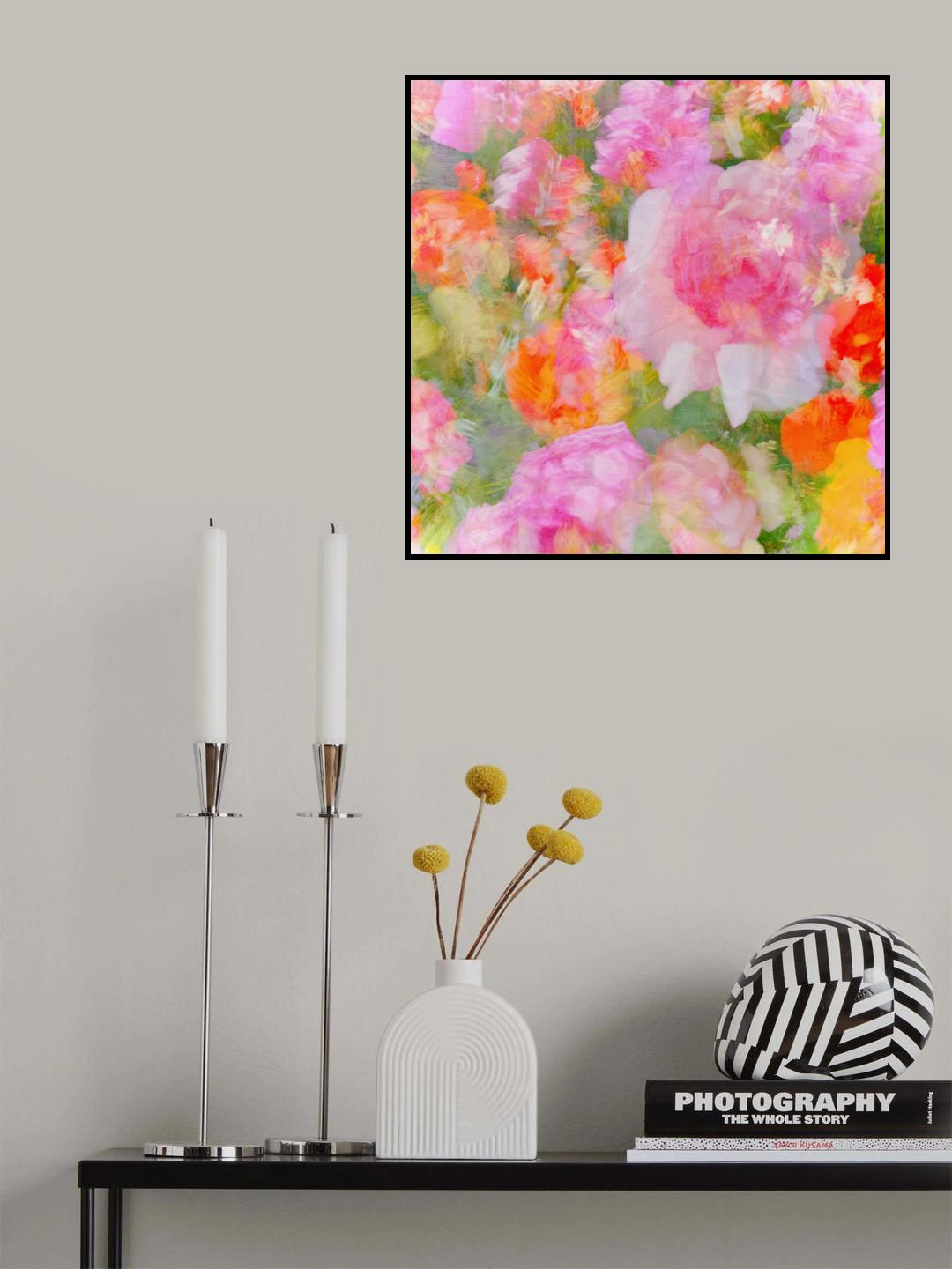 My Rose Garden Impression Poster och Canvastavla