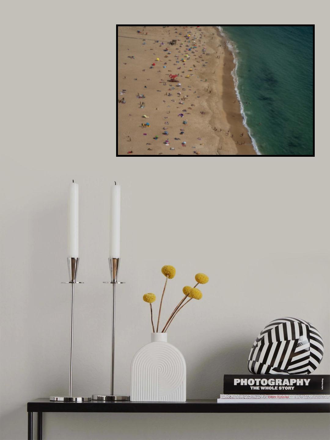 Colors of the atlantic beach Poster och Canvastavla