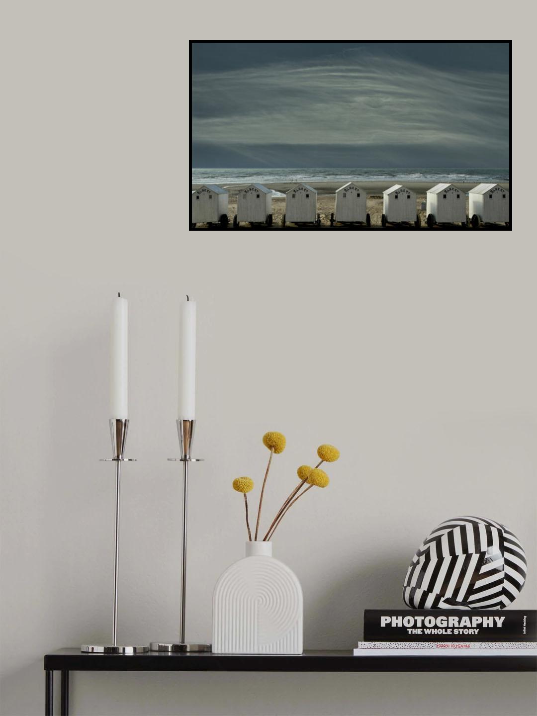 A quiet spot by the sea, just to 'be' ... Poster och Canvastavla