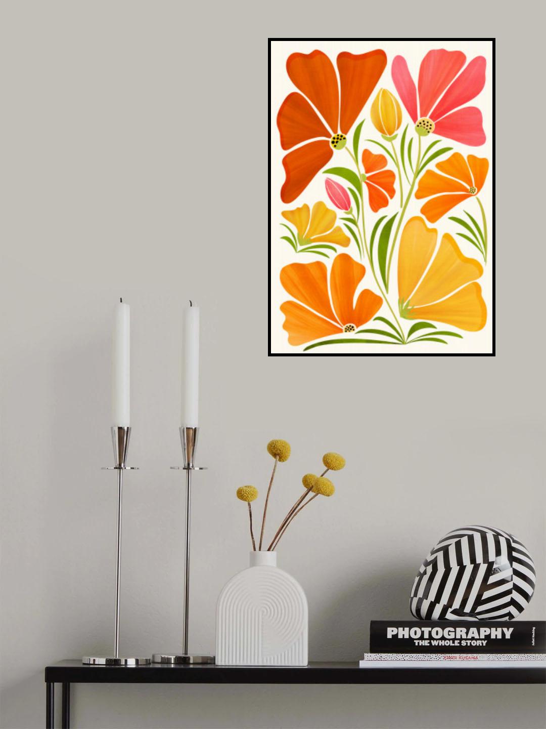 Spring Wildflowers Poster och Canvastavla