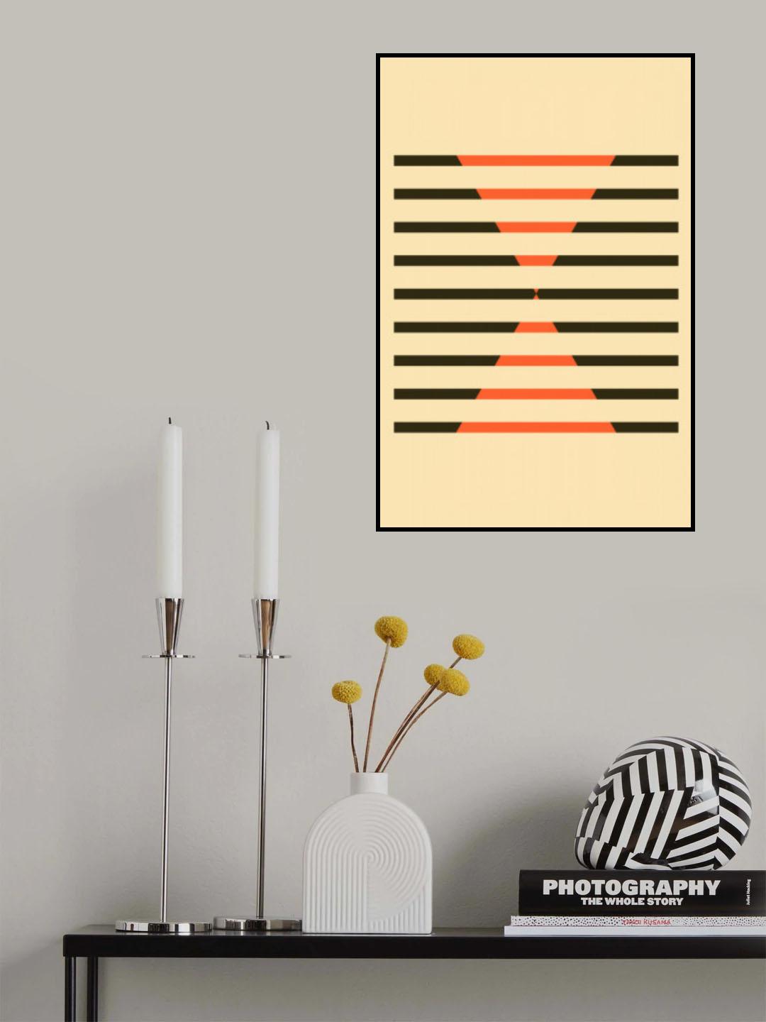 Faded Geometric #1 Poster och Canvastavla