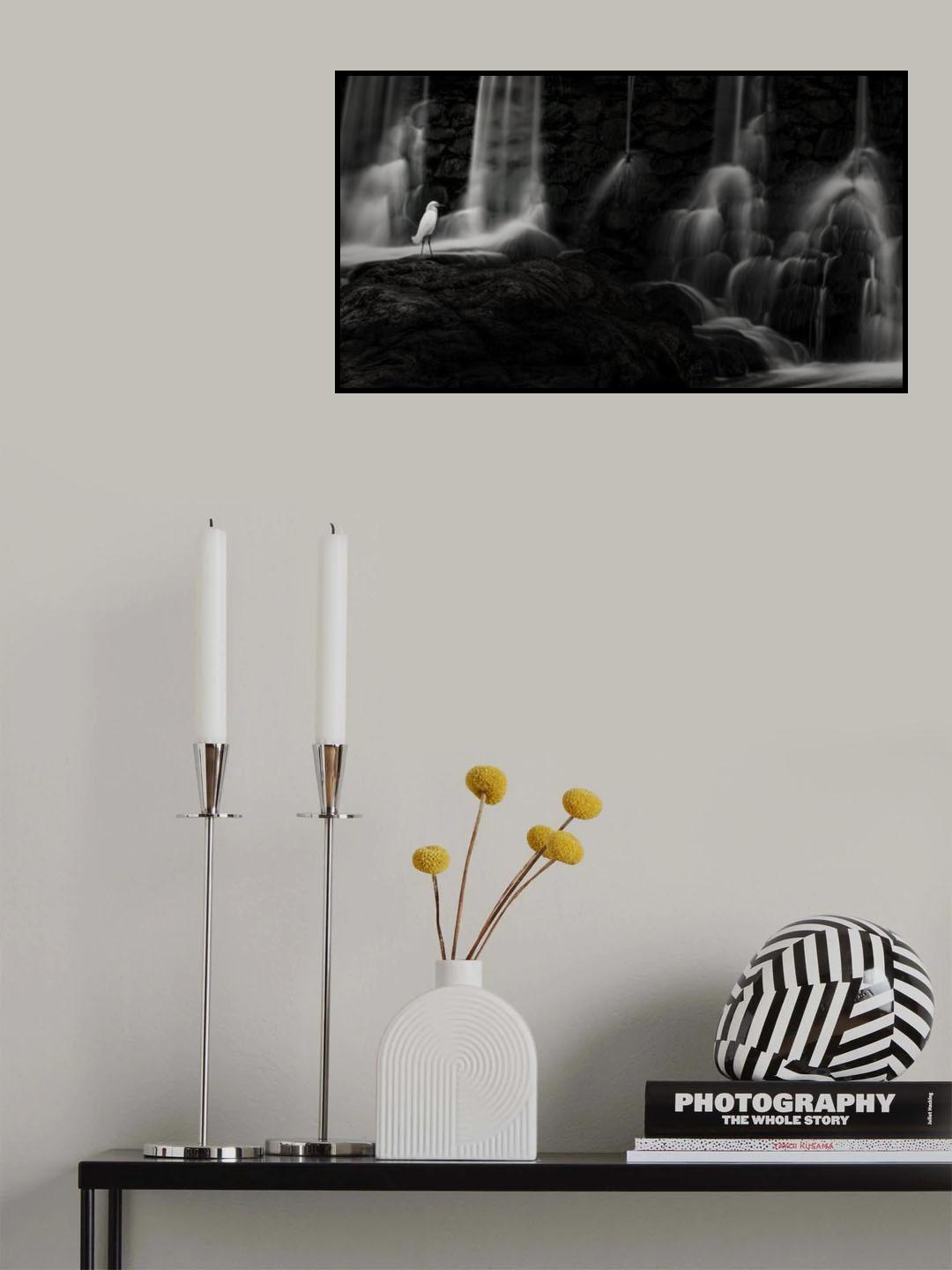 The spirit of the waterfall Poster och Canvastavla